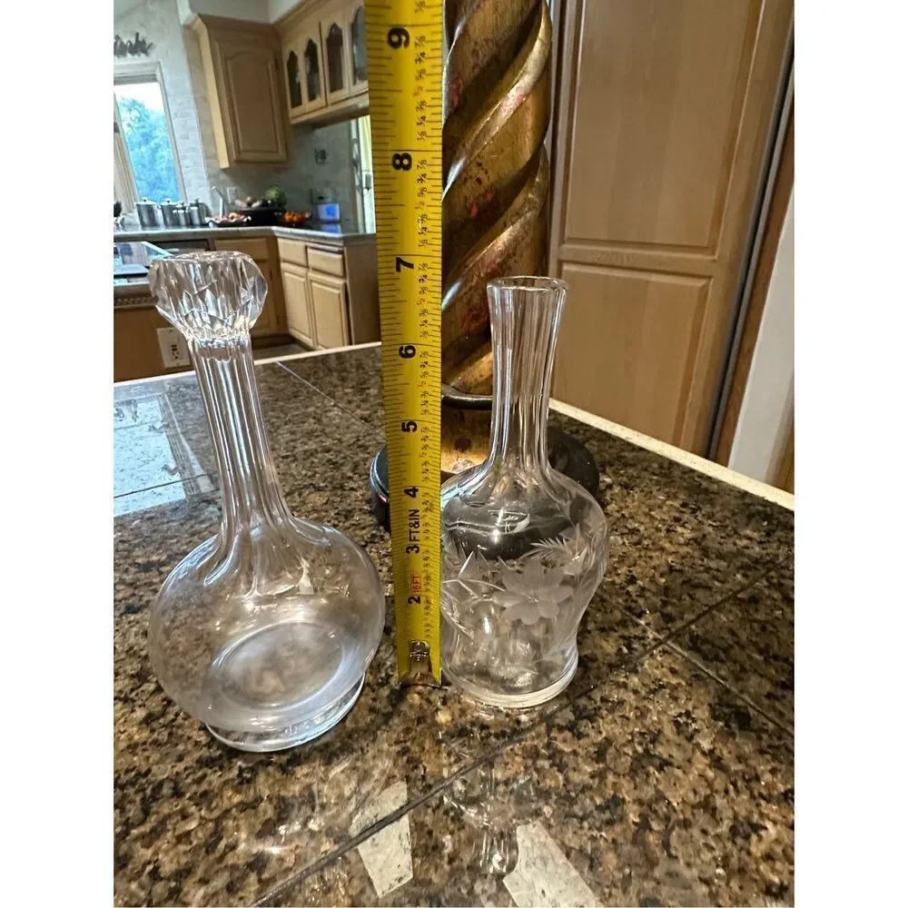 Two vintage bud vases
